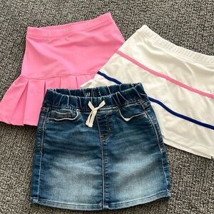 Little girls skirt bundle, GAP & Little Miss Tennis. All perfect condition